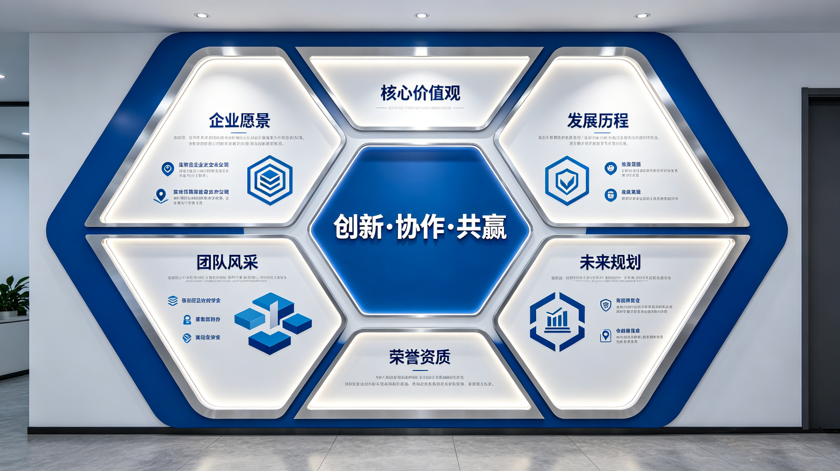 修文企业文化墙六边形避坑指南（新手常犯5个错误）
